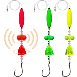 NUANHXY Catfish Rigs 3PCS Catfishing Tackle 6/0 8/0 10/0 Circle Hooks for Peg Catfish Float Rigs