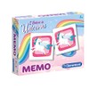 Clementoni – Memo Pocket Unicorn, 18032, multi-coloured