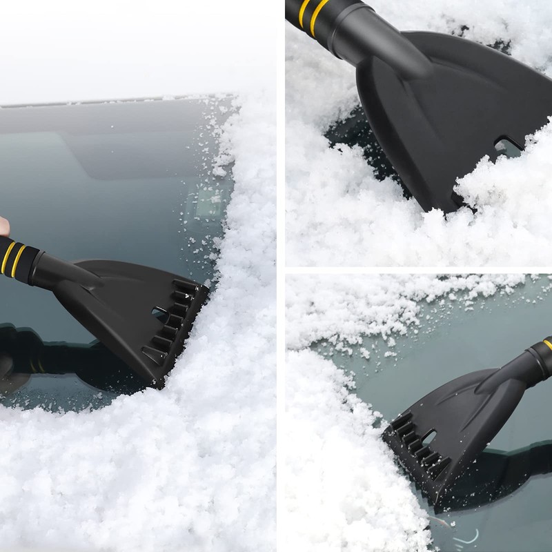 Newthinking Ice Scraper for Car Windscreen, 2 Pack Car Ice