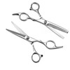 2-Piece Household Hair Cutting & Thinning Scissors Set for Self-Styling, Bangs, and Kids Hair Set 1 - Cutting Scissors