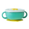 Toddler Suction Cup Bowls with Lids Prevent Falling Stainless Steel
