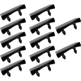 Yerleomit Slatted Frame Holder Bed Slatted Frame Caps, Pack of 12 65 x 9 mm Plastic Side Brackets Slatted Frame Bracket for Beds Connection Accessories