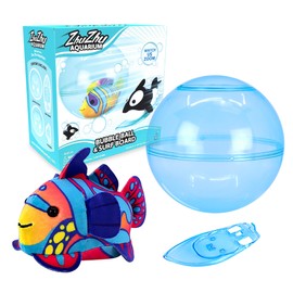 zhuzhu Aquarium Bubble Ball & Surf Board with Mandarin Fish
