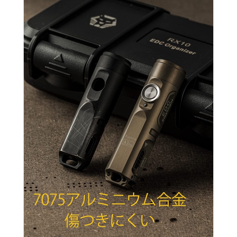 RovyVon Aurora A3Pro G4 7000K LED Keychain Flashlight, 700 High