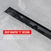 SaniteModar Linear Shower Drain, Matte Black Shower Drain 24 inch