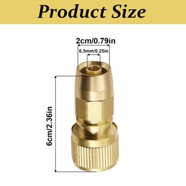 Brass Expandable Hose Repair Connector, Garden Hose Parts Connectors, Hose Repair Connector Accessories, Hose Female Male Repair Connectors
