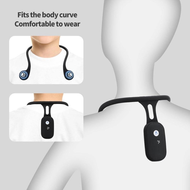 shenruifa Posture Corrector Hanging Neck Posture Trainer USB Rechargeable Silicone
