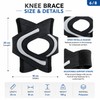 Adjustable Knee Brace for Sports Support – Open-Patella Wrap with