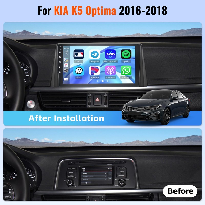 Realdio Android Car Stereo for KIA K5 Optima 2016 2017