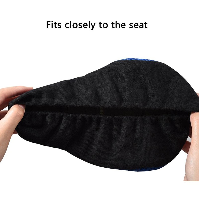 Bicycle Seat Covers, Breathable, Thick Fabric Padded Seat Cushion, Suitable