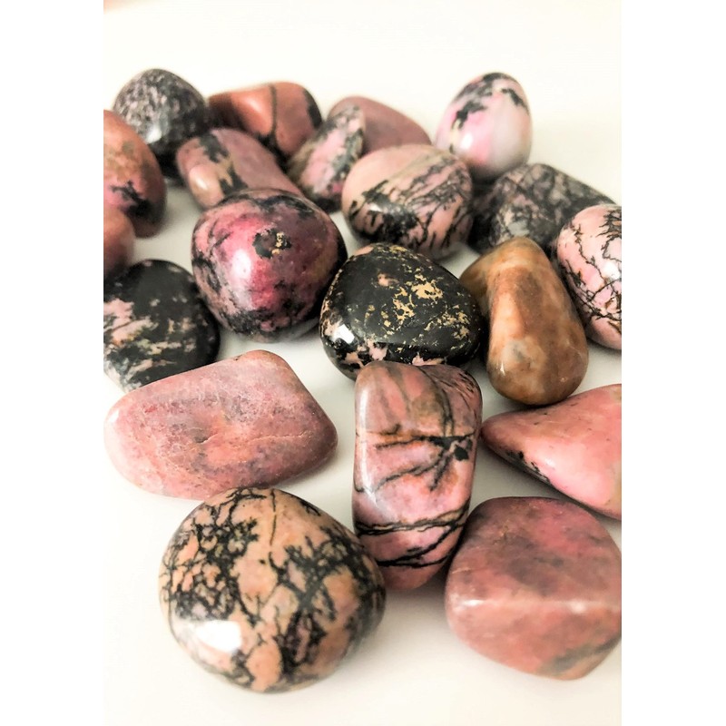Pachamama Essentials Rhodonite Tumbled Stone - Healing Stone - Crystal