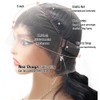 PRUWIGS 360 Lace Front Wigs Human Hair Body Wave 200%