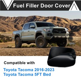 77305-04080 Fuel Filler Door Cover, Compatible with 2016-2023 Toyota Tacoma Limited, SR, SR5, TRD Off-Road, TRD Pro, TRD Sport, Trail, Gas Fuel Door Cover Replacement 77305-04906 7730504080
