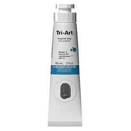Tri-Art High Viscosity Artist Acrylic - Graphite Gray, 60 ml tube