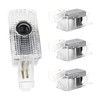 Aepiraza 4 Pack Car Led Door Light Logo Projector Compatible