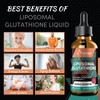 2000MG Liposomal Glutathione Liquid Drops, Ultra High Absorption, Natural Detoxification,