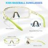 KAPVOE Photochromatic Photochromic Photochromic Children's Sunglasses Youth Baseball Sunglasses UV400