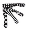 French Bull 12-Piece Dinnerware Set Black & White