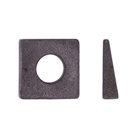 U-Turn - 1/2 Square Beveled Washer Malleable Plain (100 Pack)