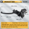DUOOK 7/8" Universal Left Hydraulic Brake Lever Handle Master Cylinder