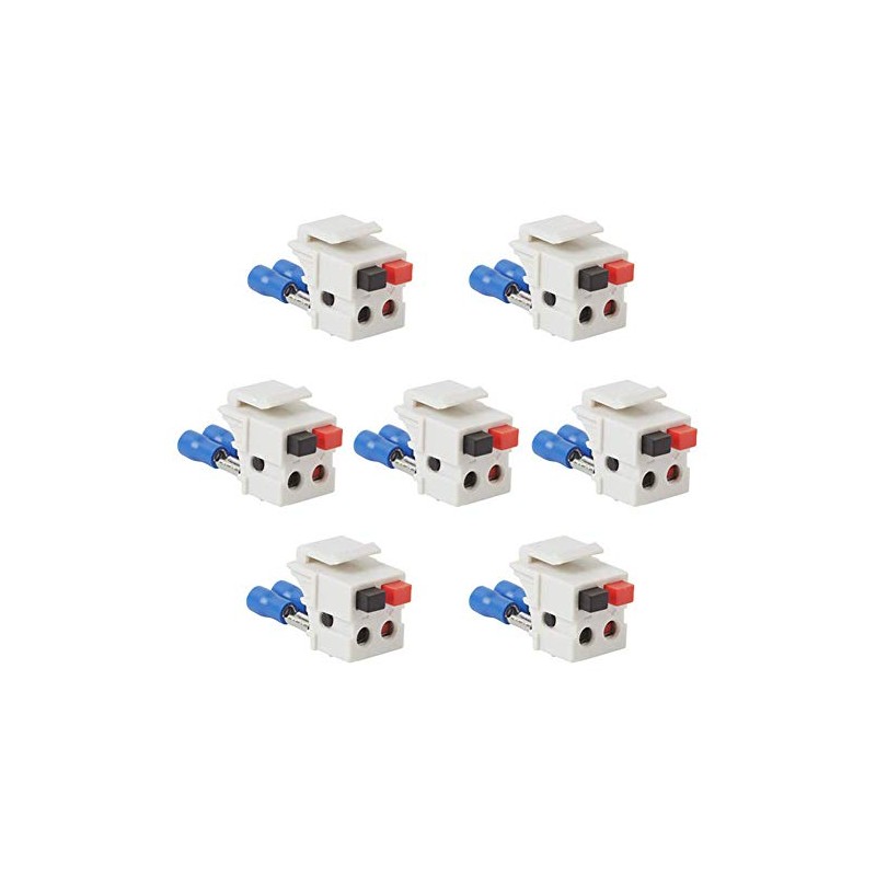 VSEER Speaker Keystone Jack – Spring Loaded Speaker Jack for