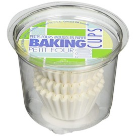 Fox Run 4959 White Bake Cups, Petit Four, 100 Cups