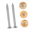 CAXUSD 6pcs Low Profile Stainless Steel Survey Markers Durable Heavy