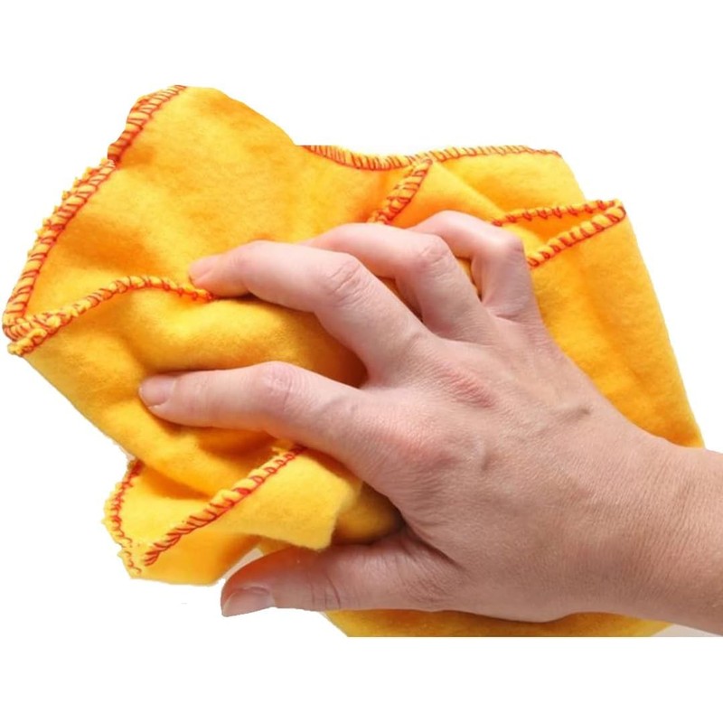 Luxury Quality Large Strong Yellow Dusters Household Cleaning Polishing Dusting