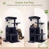 Globlazer Cat Tree Tower for Indoor Cats, 50-inch Adult Cat