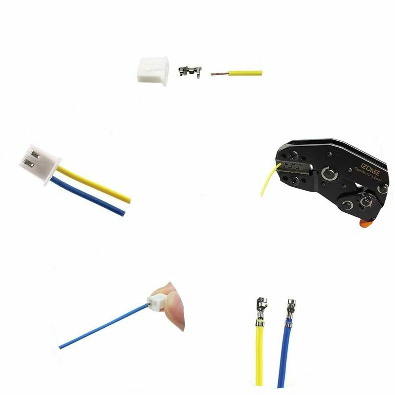 460Pcs JST XH2.54 Connector Kit 2P 3P 4P 5P 6Pin