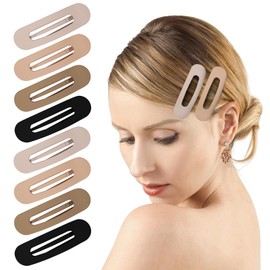 Small Flat Hair Clips for Women Lay Down Clips for Thin Hair Accessories 8pack
