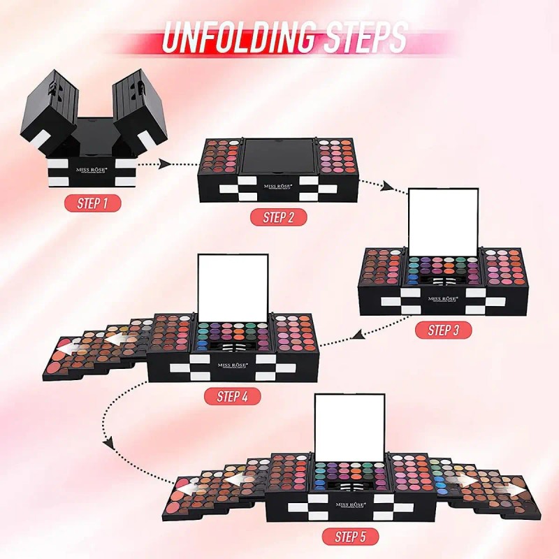 Paleta Maquillaje 142 Sombras Ojos Completa