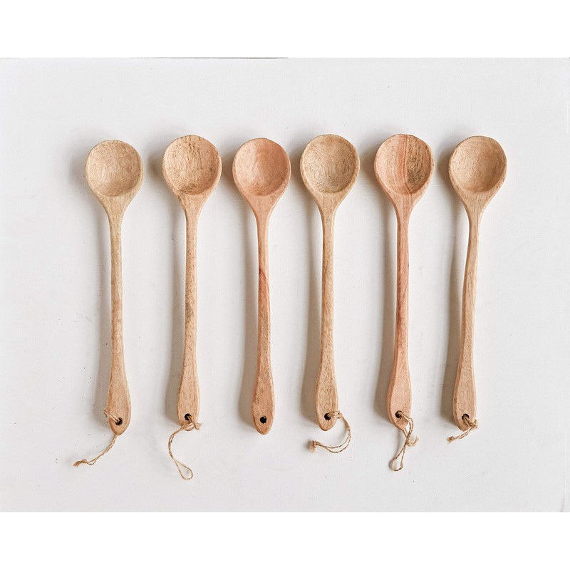 Creative Co-Op Hand Carved Mango Wood Spoon