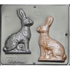 6" Bunny Chocolate Candy Mold Easter 801