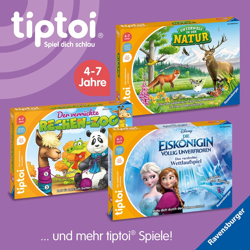 Ravensburger 00121 tiptoi® On the Go in Nature, Yellow