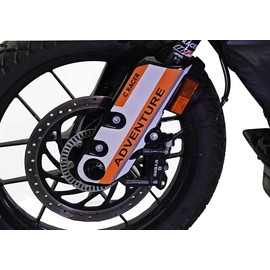 Fork Protector for KTM 390 Adventure 2020- (White/Orange)