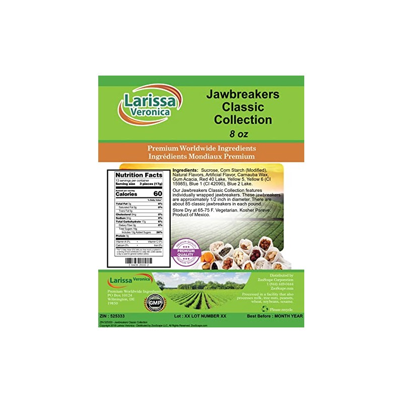 Jawbreakers Classic Collection (8 oz, ZIN: 525333) - 3 Pack