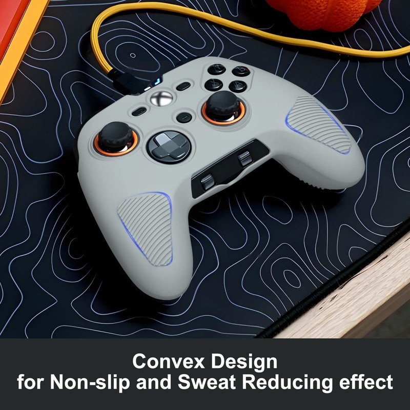 FIOPAZ for Scuf Valor Pro Silicone Case, Soft Skin Cover