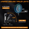 Wireless Magnetic Trailer Lights Upgraded 2.4GHz Transmission with Strobe Mode