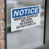 (2 Pack) Medical Supplies No Food Or Drinks Do Not