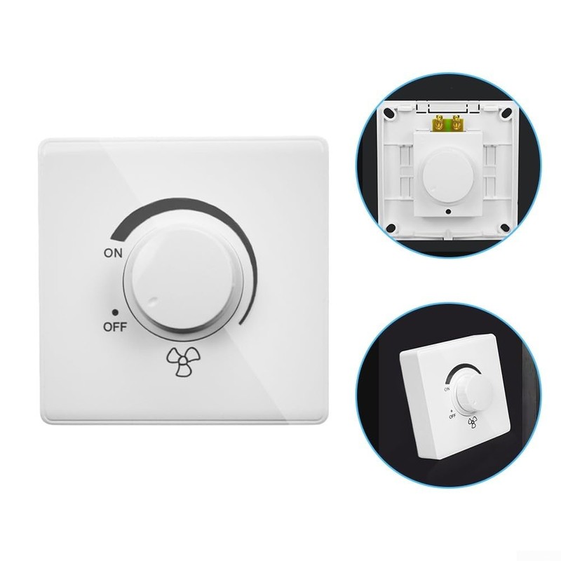 Wall Ceiling Fan Speed Switch 86 Type Fan Speed Regulator