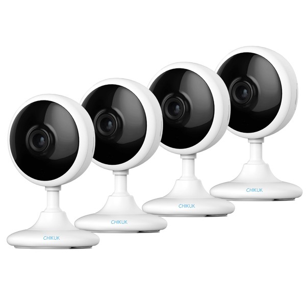 CHIKUK WiFi Security Camera, 2K Indoor Camera with Night Vision,