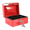 1Pc Mini Portable Iron Petty Lockable Cash Money Coin Safe