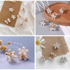 20 Pcs Mini Pearl Hair Claw Clip, BetterJonny Pearl Hair
