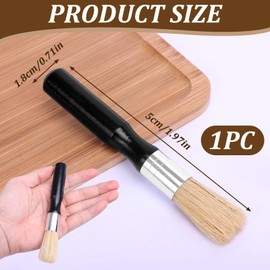 Barista Brush, Vegan Cleaning Brush, Coffee Brush, Barista Accessories, Effective Cleaning of Portafilters, Espresso Machines and Coffee Grinders, Sustainable and Ergonomically Designed