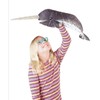 Folkmanis Narwhal Hand Puppet, 28" including Horn