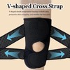 OLLAS 1pc Plus Size Knee Compression WrapBrace (Order A Size
