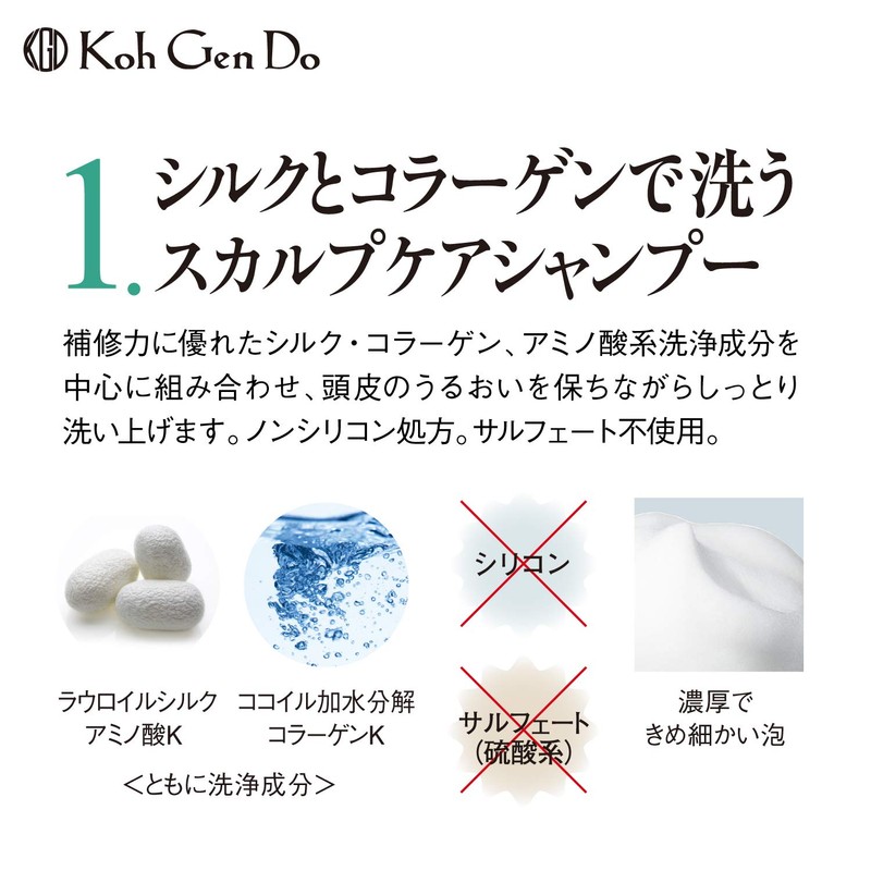 Koh Gen Do Gangwondo Scalp Aging Repair Shampoo, Floral &