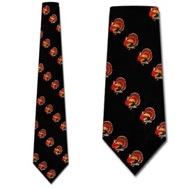 Tieguys Thanksgiving Turkey Stripes Mens Necktie