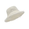 Zylioo Stylish Tassel Floppy Bucket Sun Hats,UV Frayed Fishing Hats